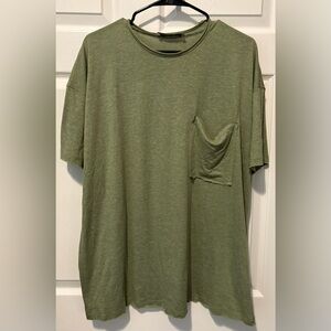Zenana Outfitters Sage Green Short Sleeve Tee